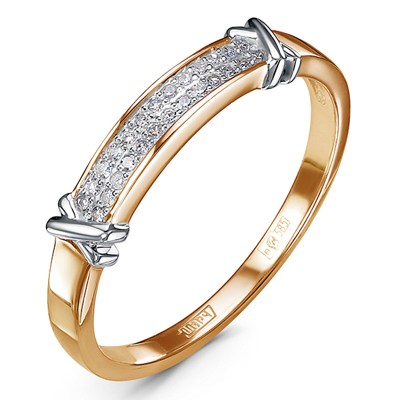 Кольцо, золото, бриллиант, БР112514